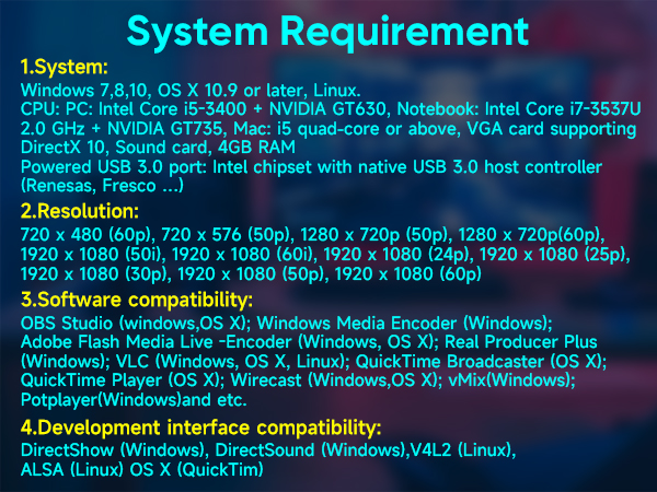 USB3.0 Game Capture Card 4K@30