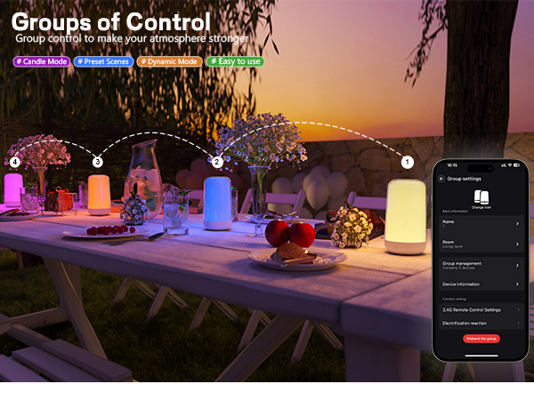 small bedside table touch lamp