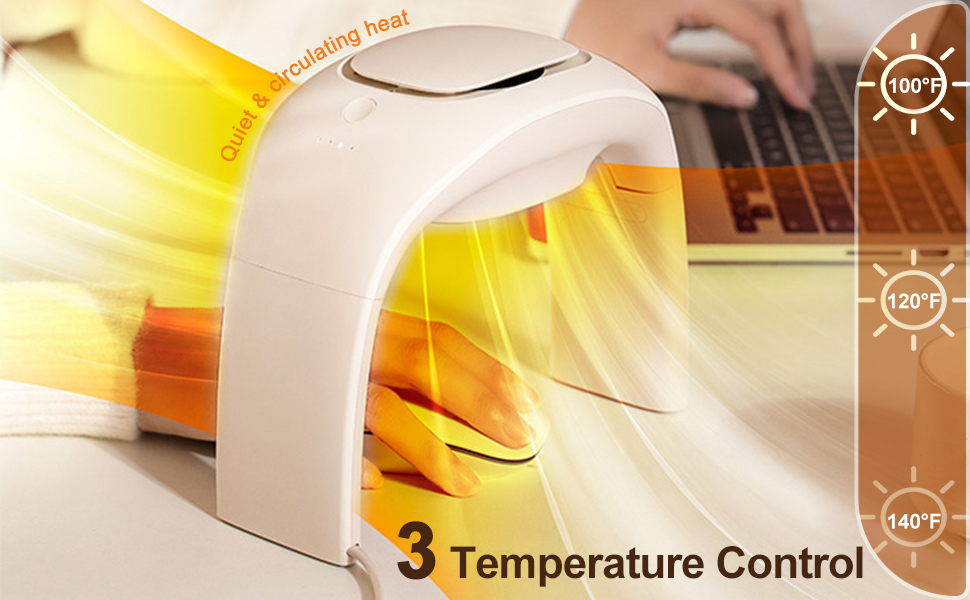 Heated Mouse Pad Hand Warmer, 110V Heated Desk Warmer for Office Gaming 3 temperature