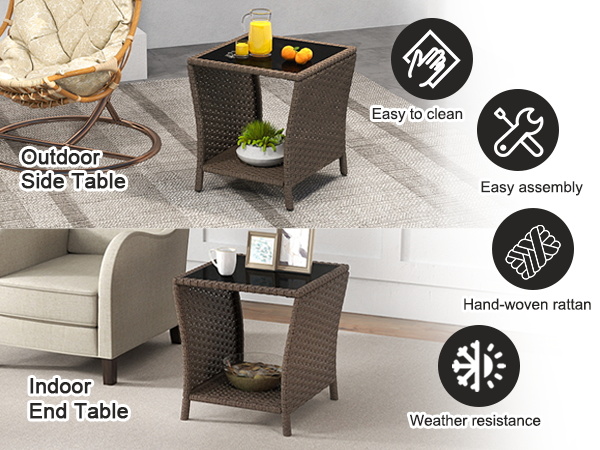 outdoor side table