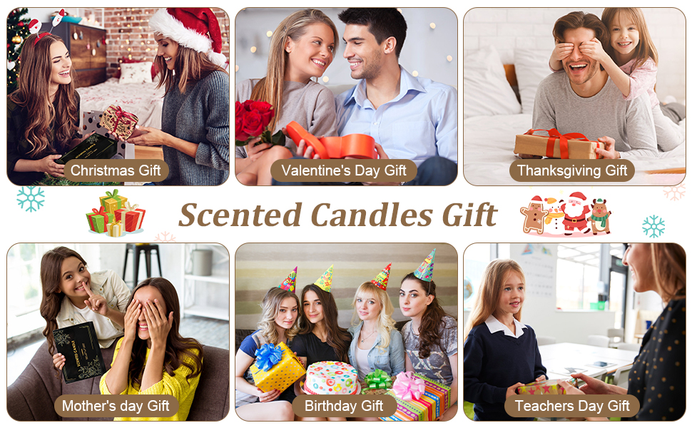 candles set for women