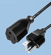 AMUFER 10Ft Extension Cord for Bug Zapper, 3 Prong Super Power Cord for Mosquito Zapper and Other...