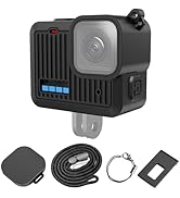 Silicone Protective Case for GoPro Hero 2024,Accessories Kit with Lens Caps,Battery Side Cover an...