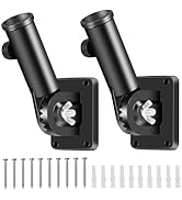 Flag Pole Holder Brackets, BONWIN 1" Flag Pole Mounting Bracket with Hardwares for House Wall Por...