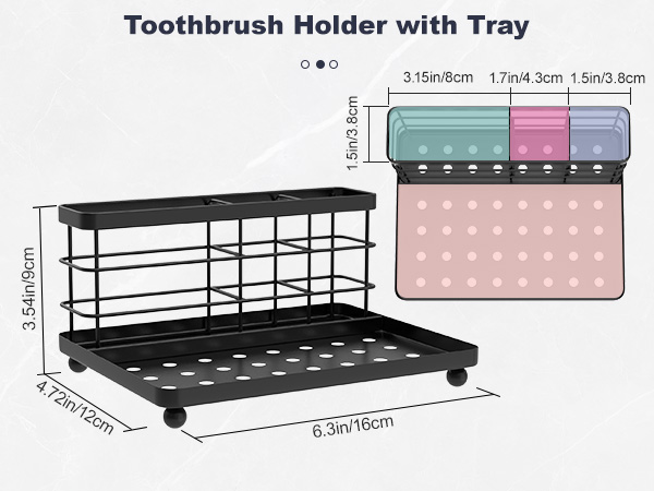 Toothbrush Holders for Bathroom