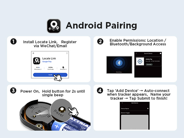 tracker device for vehicles