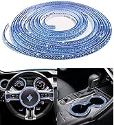 AOCISKA 16.4Ft Bling Car Trim Self Adhesive,Car Dashboard Decorations,DIY Rhinestone Car Interior...