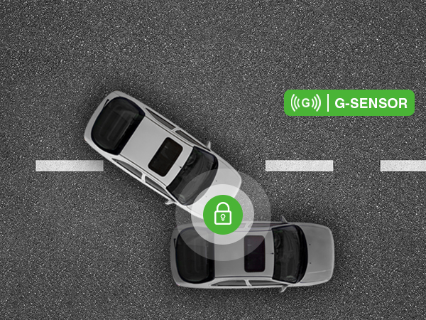 dash cam with G-sensor