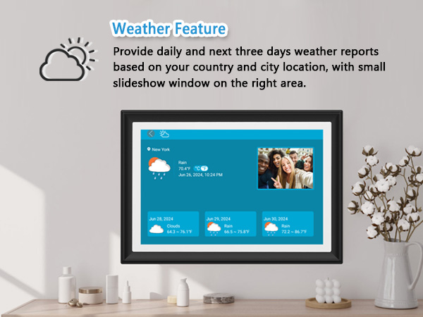 32GB 10.1 Inch WiFi Digital Picture Frame