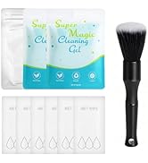 TICARVE Car Interior Detailing Cleaning Kit-10Pcs Car Screen Cleaner,Clean Gel, Detailing Brush, ...