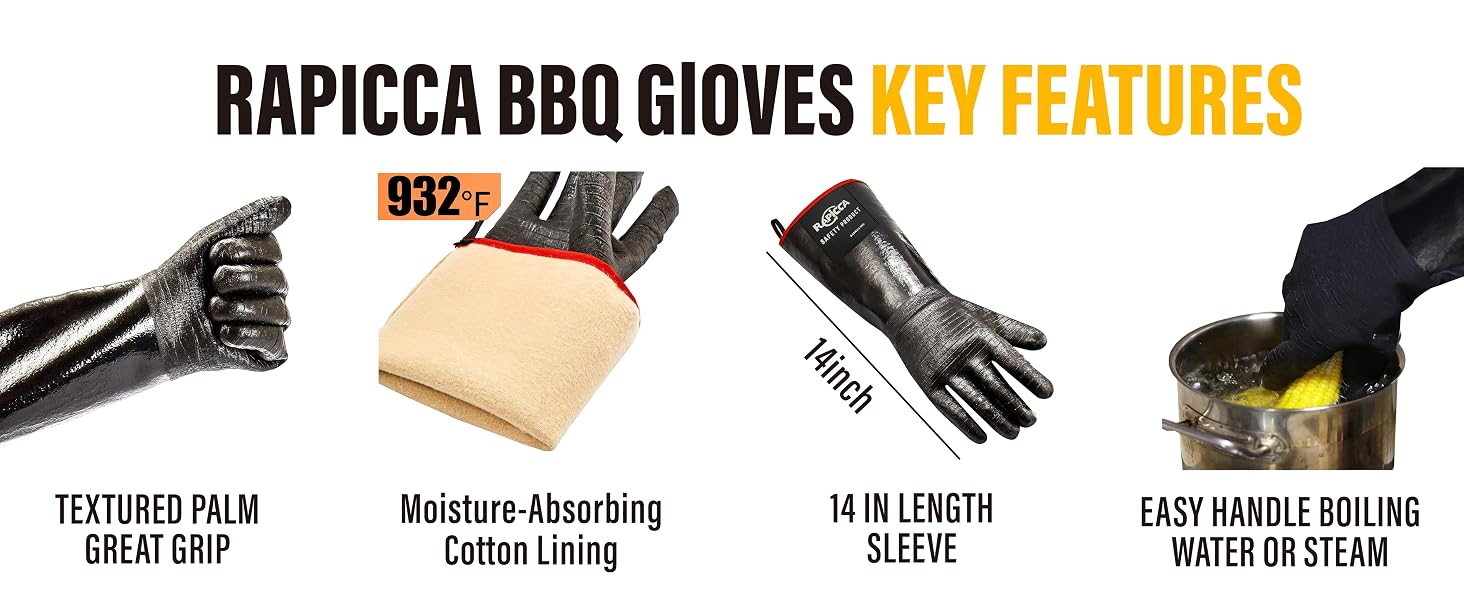 RAPICCA Grill Pit Gloves