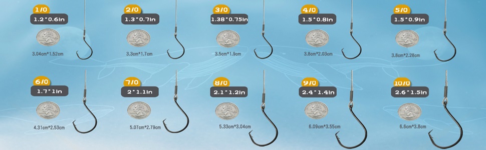 hook size
