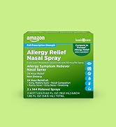 Basic Care 24-Hour Allergy Relief Nasal Spray, Fluticasone Propionate (Glucocorticoid) 50 ...