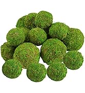 18 Pack Decorative Faux Dried Moss Balls- 6pcs 3.1