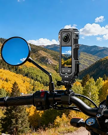 insta360 x5 metal case accessories protective cage frame