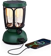 Mesqool Camping Lantern Rechargeable Battery 6000mAh, 650LM LED Lanterns for Power Outages Emerge...