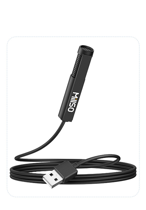 MillSO external USB microphone for PC