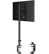 Pholiten Single Tall Monitor Stand Desk Mount,Extra Tall 31 Inch Fully Adjustable Monitor Mount f...