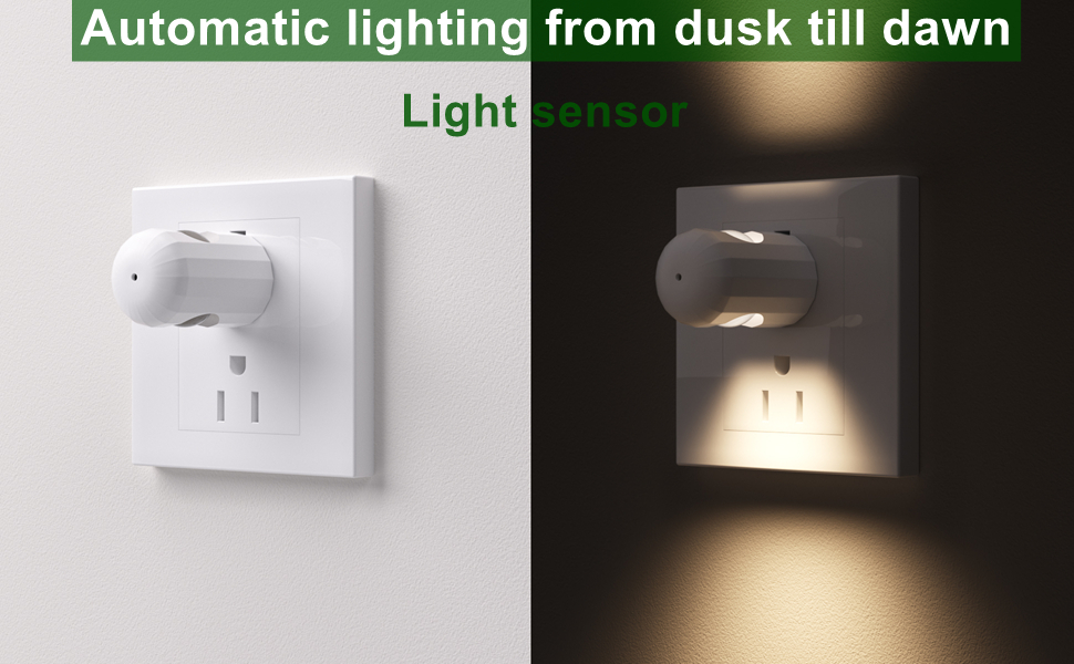 Automatic lighting from dusk till dawn Light sensor