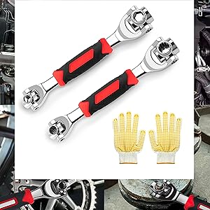 universal sockets wrench tools adjustable multi function wrenches 6 12 point spanner tool