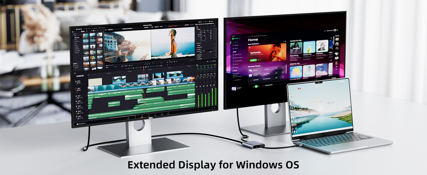 usb c to dual hdmi adapter