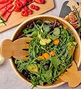 Salad Hands in salad bowl for serving.