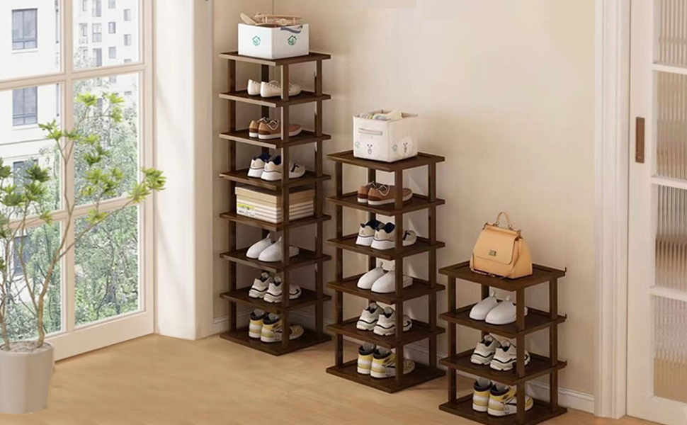 tall shoe rack for entryway