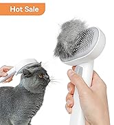 aumuca Cat Brush with Release Button, Cat Brushes for Indoor Cats Shedding, Cat Brush for Long or...
