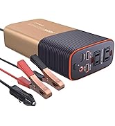 500W Car Power Inverter, BMK Car Converter Pure Sine Wave DC 12V to 110V AC Car Plug Inverter Ada...