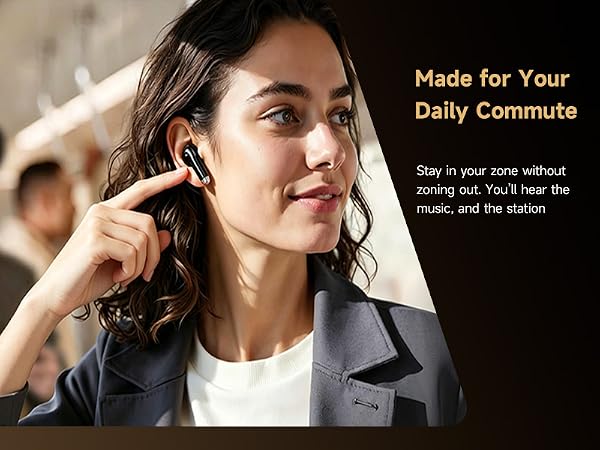 Commuting by subway: Enjoy music without missing your stop.