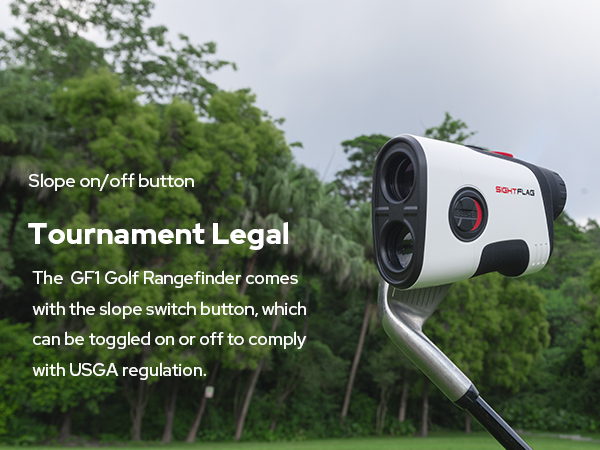 golf rangefinder with slope