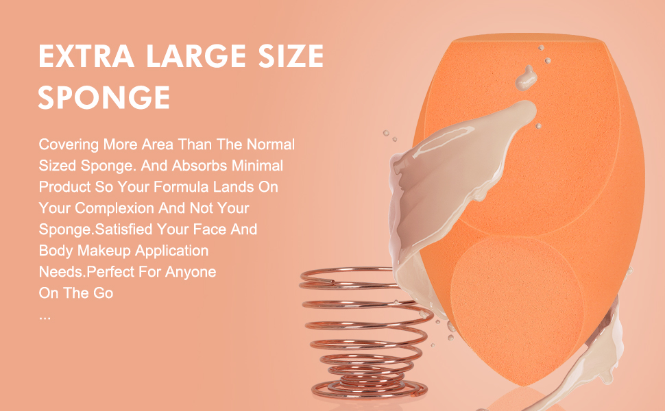 XL EXTRA LARGE Make Up Beauty Sponges Blender
