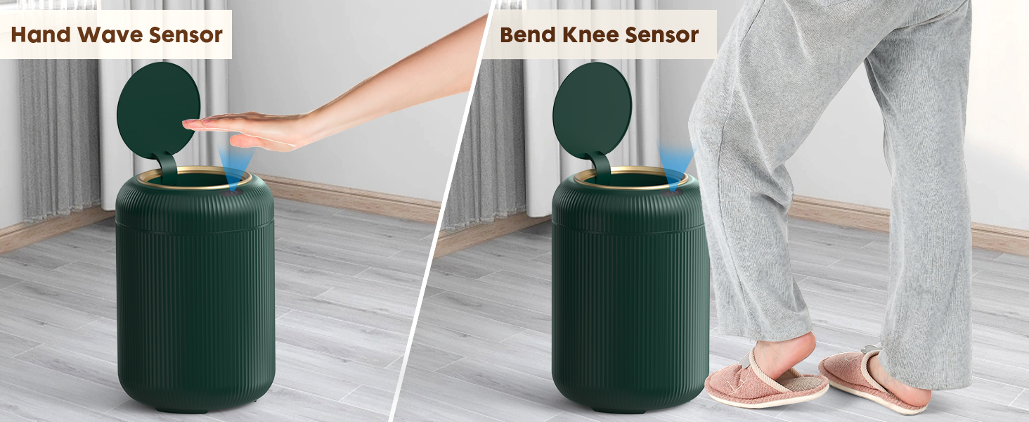 automatic trash cans touchless