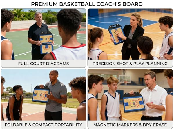 magnetic basketball coaching board