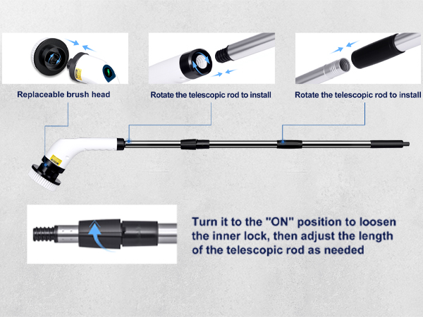 power scrub brush for shower