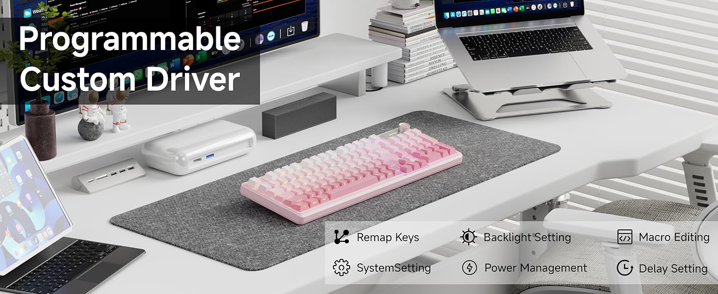 white keyboard cute keyboard purple keyboard typewriter keyboard wireless