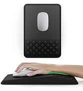 VAGAU Ergonomic Mouse Pad with Wrist Rest Support, Mousepad with Comfortable Memory Foam Massage ...