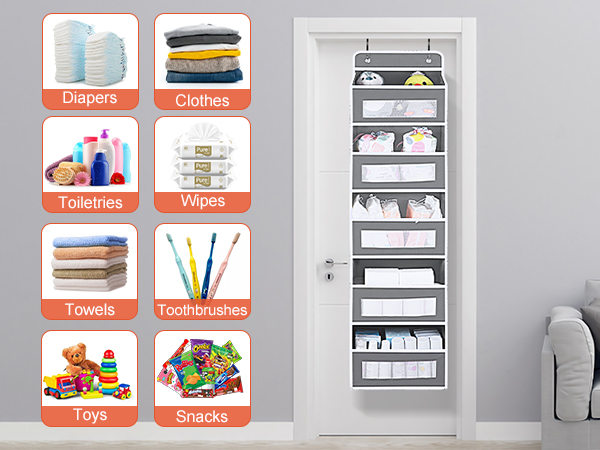 over door storage
