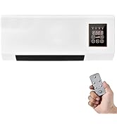 Portable Air Conditioners, Mini Cooling and Heating Wall Mounted AC Fan, Low Noise Touch Control ...