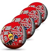 Miraculous Ladybug, 4-1 Surprise Miraball, 4 Pack, Toys for Kids with Collectible Character Metal...