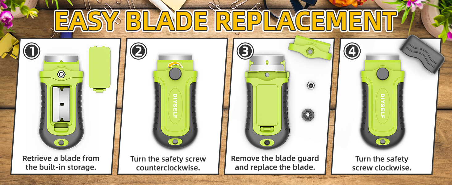 razor scraper tool for glass