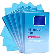 5 Packs Oil Blotting Papers for Face (300 Sheets) - Oil Absorbing Blotting Sheets for Oily Skin, ...