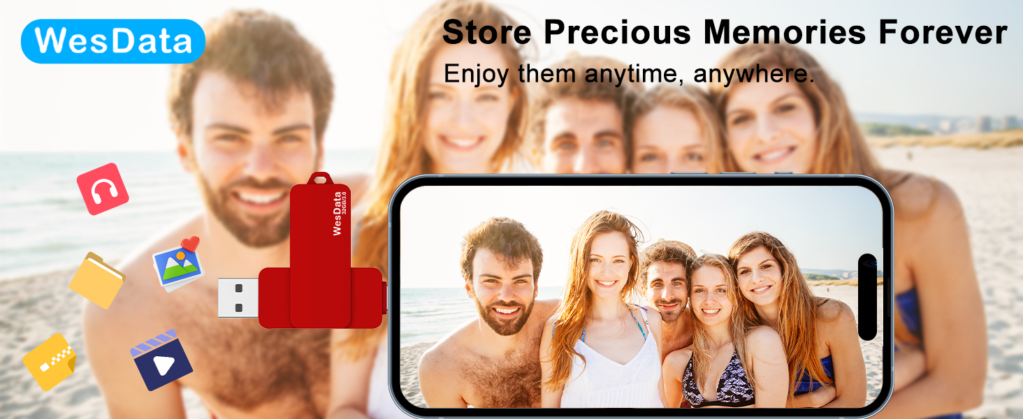 USB C flash drive 32GB-red-10-1