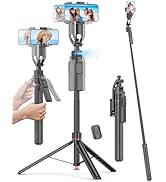 69'' Auto Face Tracking Selfie Stick Tripod Stand, Automatic Phone Tripod, Auto-Open Travel Tripo...