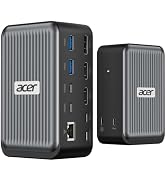 Acer Docking Station, 12-in-1 USB C Docking Station 3 Monitor with 2HDMI+DP | 8K DP, 4K@60Hz HDMI...