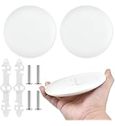 UBANU 2Pcs CP3540 Ceiling Box Cover Plate | White Universal Round Electrical Hole Cover | Screw-H...