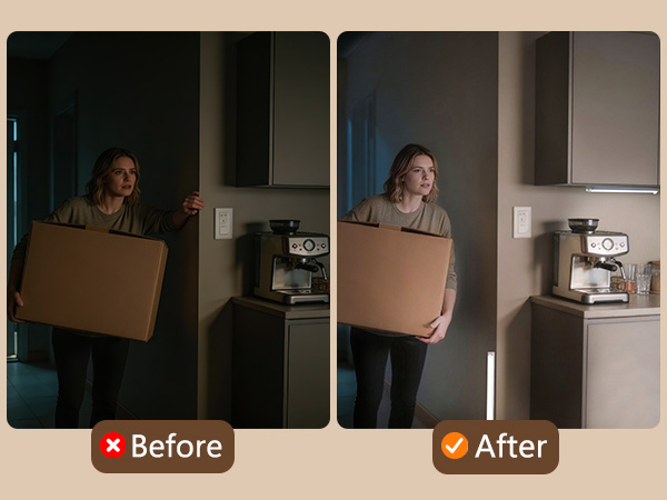 bathroom night light motion sensor