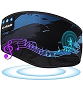 LC-dolida Sleep Headphones Bluetooth Headband, Sleep Headphones Wireless Bluetooth with Ultra-Thi...