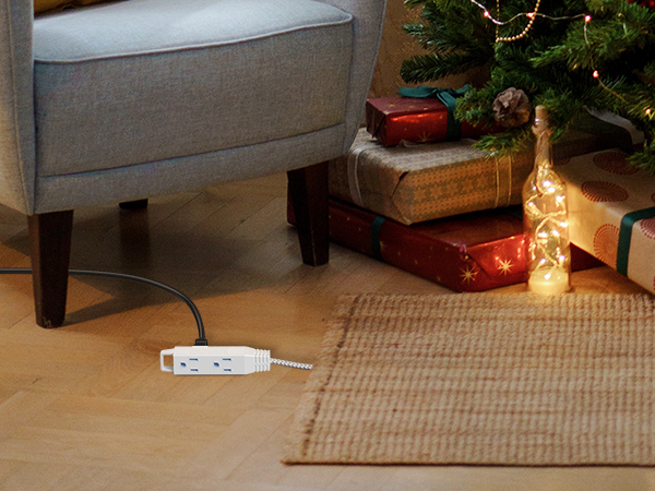 Extension Cord with 360° Flat Plug