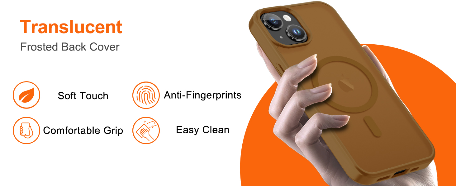 Translucent Frosted Back Cover